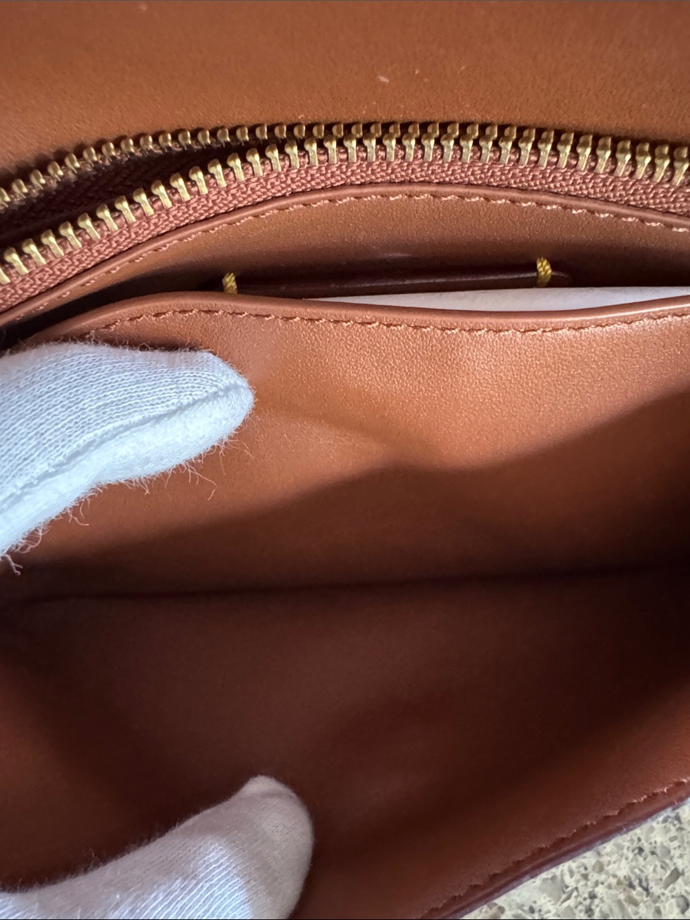 😘Coach Brown Leather & Signature Canvas Crossbody No C5362 - Picture 7 of 14